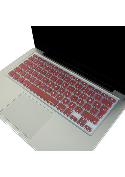 Klavye Koruyucu Macbook Klavye Air Pro (Türkçe Q) (Eski USB'li Model 2008/2017) ile Uyumlu