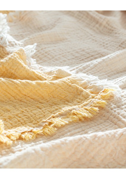 Florinda Tek Kişilik Yatak Örtüsü - Sarı fırsatları