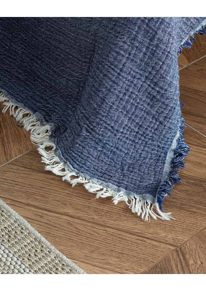 Florinda Tek Kişilik Yatak Örtüsü - Lacivert fırsatları