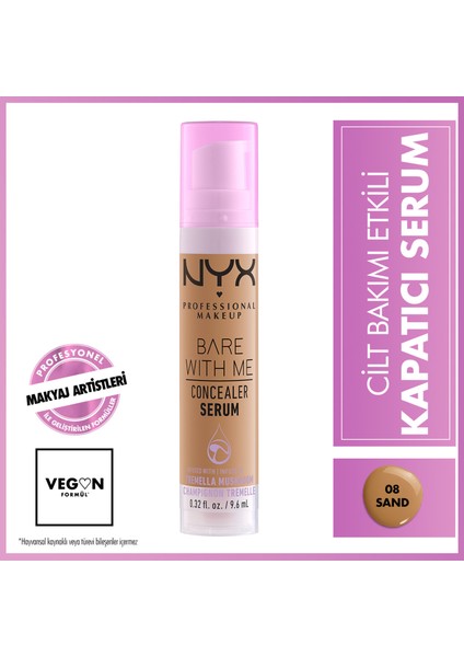 Nyx Professional Makeup Bare With Me Concealer Serum - 08 Sand