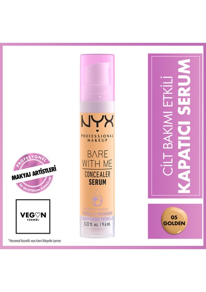 Nyx Professional Makeup Bare With Me Concealer Serum - 05 Golden