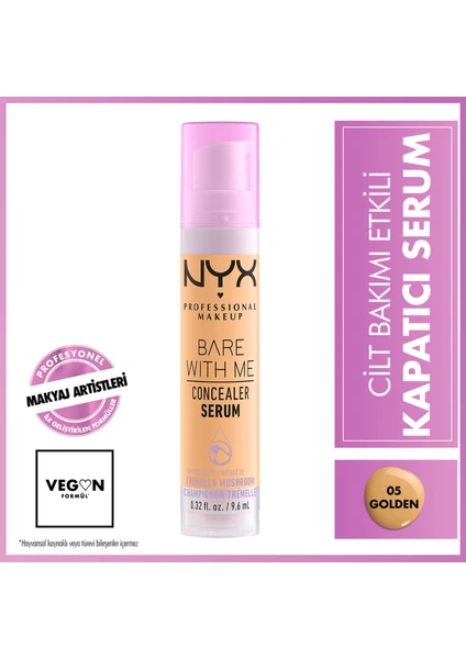 Nyx Professional Makeup Bare With Me Concealer Serum - 05 Golden