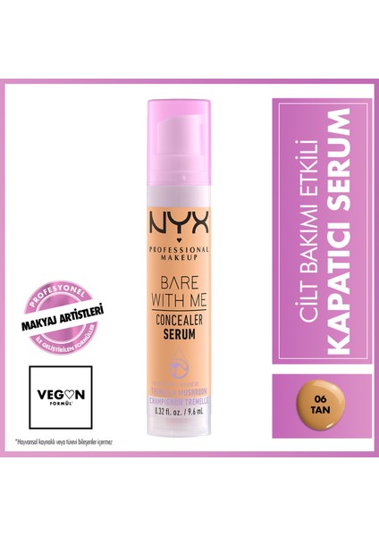 Nyx Professional Makeup Bare With Me Concealer Serum - 06 Tan