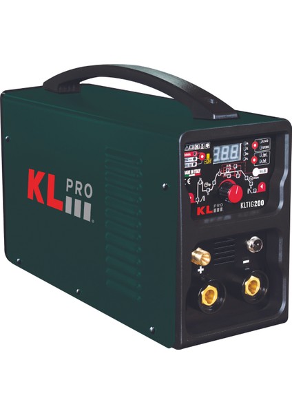 KL Pro  KLTIG200 200 Amper Tıg(Argon)/mma Inverter Kaynak Makinesi