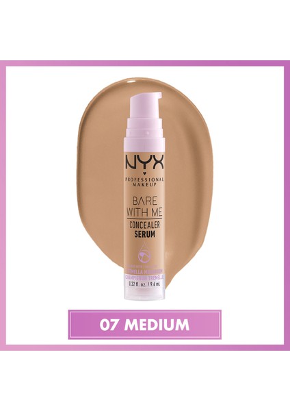 Nyx Professional Makeup Bare With Me Concealer Serum - 07 Medıum