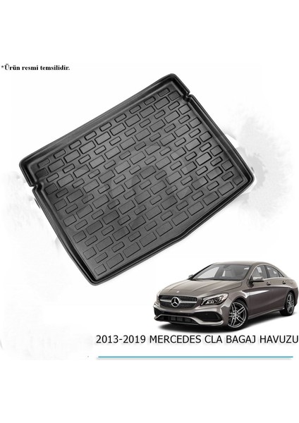 Araca Özel Oto Paspas 2013-2019 Mercedes Cla Bagaj Havuzu