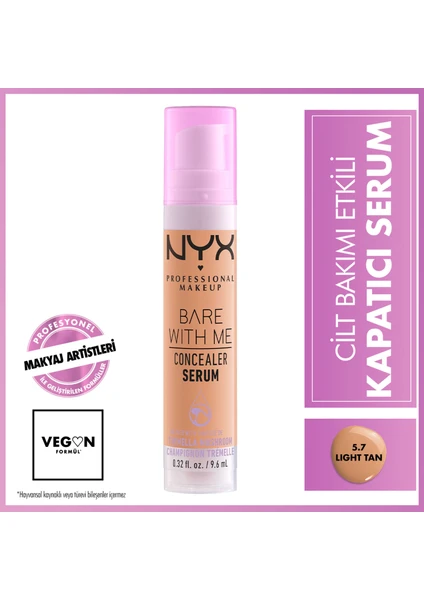 Nyx Professional Makeup Bare With Me Concealer Serum - 5.7 Lıght Tan