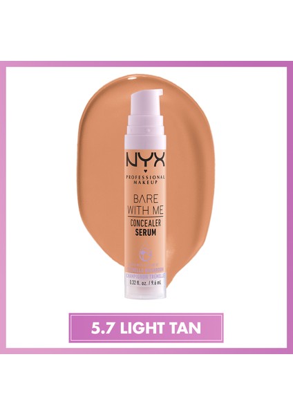 Nyx Professional Makeup Bare With Me Concealer Serum - 5.7 Lıght Tan