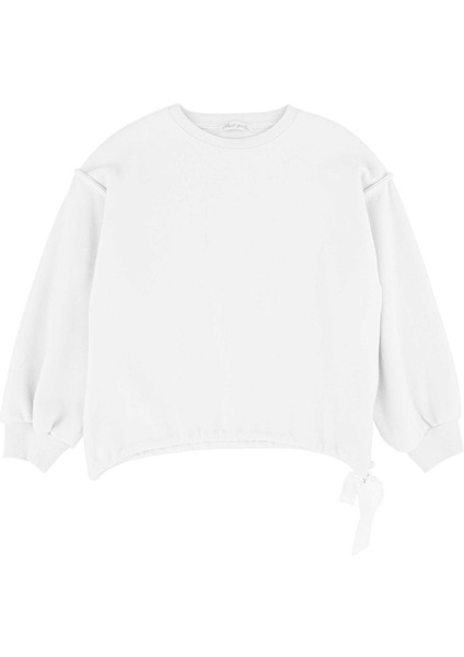 Kız Çocuk Bel Büzgülü Sweatshirt fiyatları