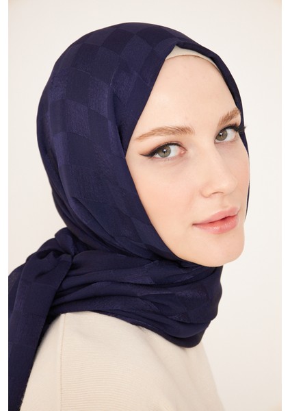 Saka Fashion Dama Desenli Jakarlı Şal