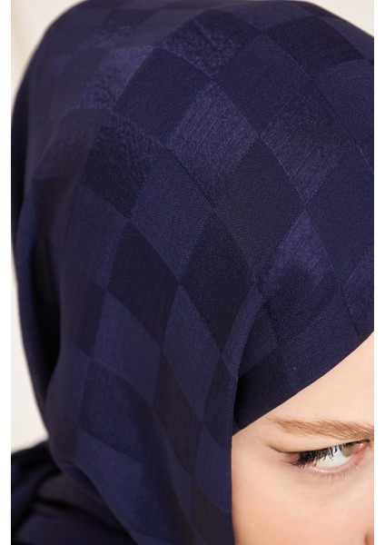 Saka Fashion Dama Desenli Jakarlı Şal