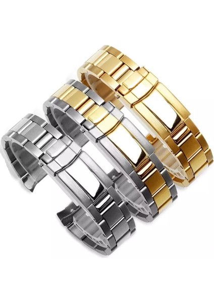 20 mm Uyumlu Çelik Saat Kordonu Gümüş RENK129762893964