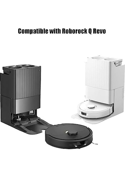 Aksesuarları Kiti Değiştirme Roborock Q Revo P10 Robotlu Süpürge Ana Yan Fırça Hepa Filtre Paspas Bezi (Yurt Dışından)
