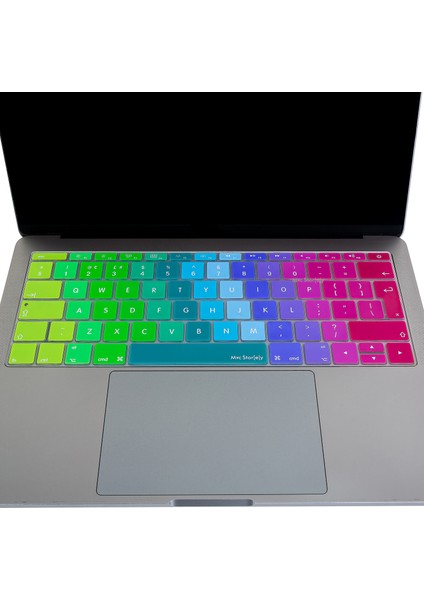 Laptop Macbook Pro Klavye Kılıf UK(EU) İngilizce Baskılı A1534 A1708 ile Uyumlu Dazzle