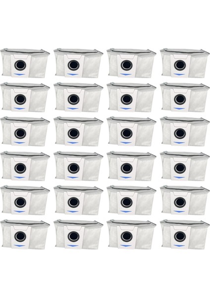 24 Adet Toz Torbası Ecovacs X1/T10 Omnı Robotlu Süpürge Çöp Torbaları Kirli Torbalar Yedek Aksesuarlar (Yurt Dışından)