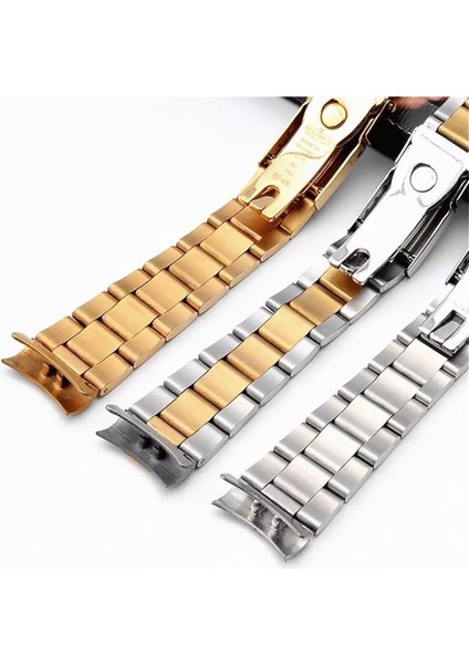 20 mm Uyumlu Çelik Saat Kordonu Gümüş RENK129762893964