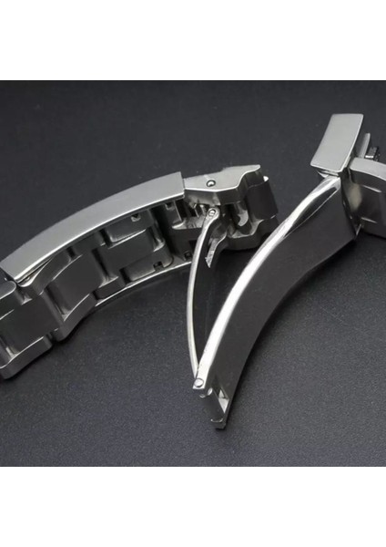 20 mm Uyumlu Çelik Saat Kordonu Gümüş RENK129762893964