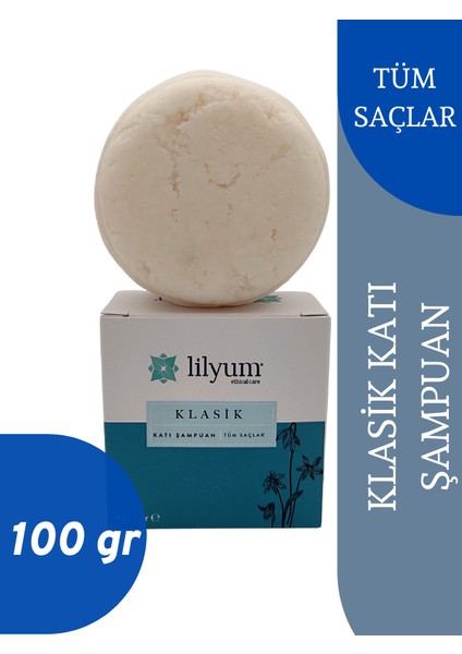 Lilyum Etik Bakım Klasik Katı Şampuan 100GR