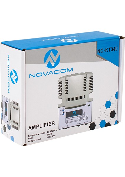 Novacom NC-KT340 47-862MHZ 34DB Kablo Tv Amplıfıer Hat Yükseltici