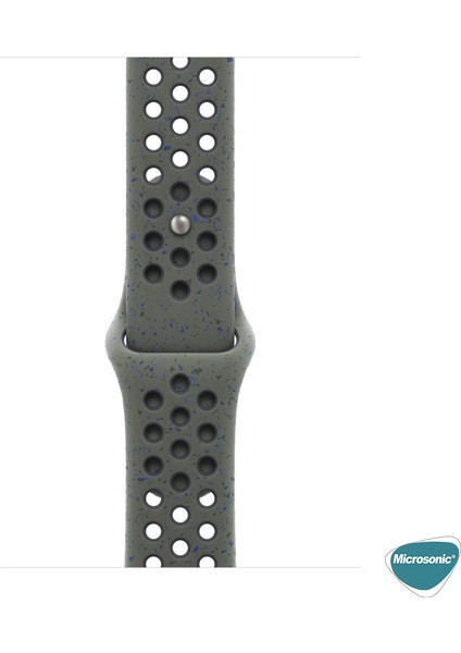 Apple Watch Se 2022 44MM Kordon Flame Sport Band Yeşil