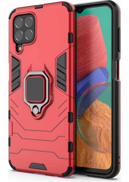 Samsung Galaxy M33 Halka Tutuculu Darbeye Dayanıklı Telefon Kılıfı (Yurt Dışından)