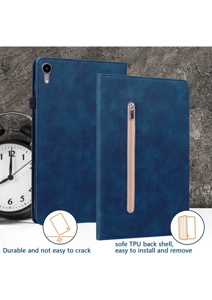 Deri Tablet Kılıfı Samsung Galaxy Tab S7 Plus/s7 Fe/s8 Plus Darbeye Dayanıklı Koruyucu Tablet Kılıfı (Yurt Dışından)