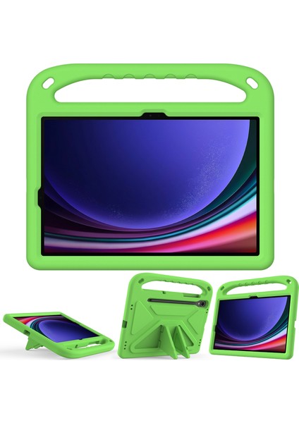 Samsung Galaxy Tab S8 Çocuklar Tablet Kılıfı Için Eva Darbeye Dayanıklı Dropproof Kolu Kickstand Koruyucu Kapak Omuz Askısı ile (Yurt Dışından)