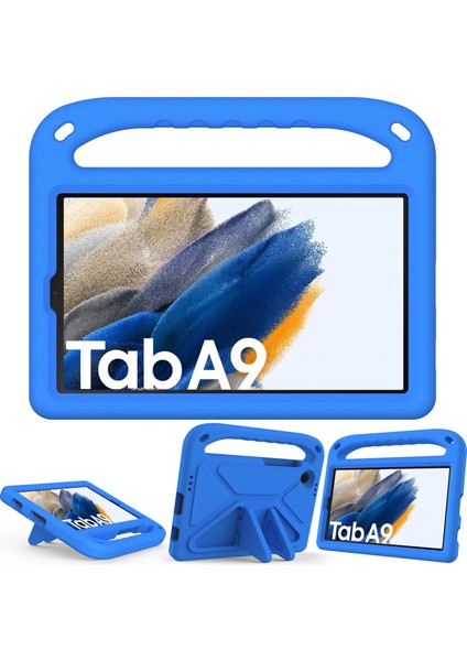 Samsung Galaxy Tab A9 2023 Çocuklar Tablet Kılıfı Için Eva Darbeye Dayanıklı Dropproof Kolu Kickstand Koruyucu Kapak Omuz Askısı ile (Yurt Dışından)