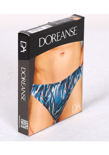 Erkek Akuatik Desenli Slip 1019