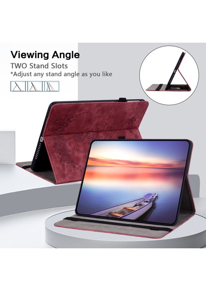 Deri Tablet Kılıfı Samsung Galaxy Tab A 8.0 2019 Darbeye Dayanıklı Koruyucu Tablet Kılıfı (Yurt Dışından)