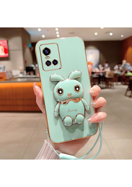 Vivo S10 Elektroliz Tavşan Telefon Kılıfı (Yurt Dışından)