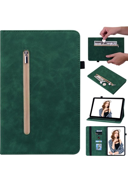 Deri Tablet Kılıfı Samsung Galaxy Tab A7 10.4 2020 Darbeye Dayanıklı Koruyucu Tablet Kılıfı (Yurt Dışından)