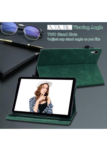 Deri Tablet Kılıfı Samsung Galaxy Tab A7 10.4 2020 Darbeye Dayanıklı Koruyucu Tablet Kılıfı (Yurt Dışından)