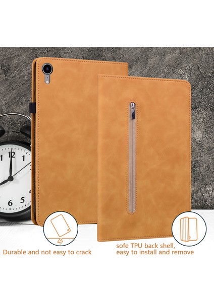 Deri Tablet Kılıfı Samsung Galaxy Tab A8 10.5 2021/A8 10.5 Lte Darbeye Dayanıklı Koruyucu Tablet Kılıfı (Yurt Dışından)