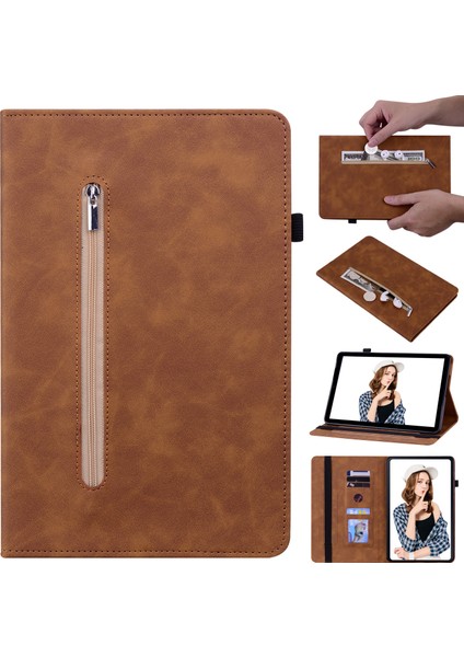 Deri Tablet Kılıfı Samsung Galaxy Tab S6 Lite/tab S6 Lite 2022 Darbeye Dayanıklı Koruyucu Tablet Kılıfı (Yurt Dışından)