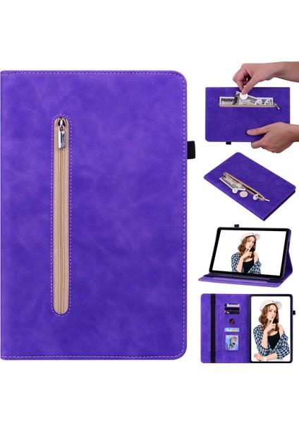 Deri Tablet Kılıfı Samsung Galaxy Tab S6 Lite/tab S6 Lite 2022 Darbeye Dayanıklı Koruyucu Tablet Kılıfı (Yurt Dışından)