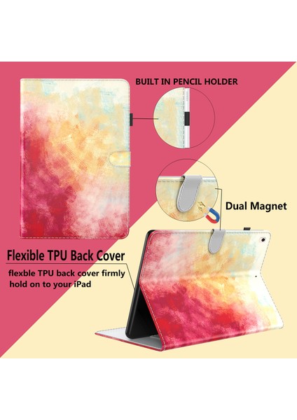 Deri Tablet Kılıfı Ipad Pro 11 2018/2020/2021/20220/AIR 4/5 Darbeye Dayanıklı Koruyucu Tablet Kılıfı (Yurt Dışından)