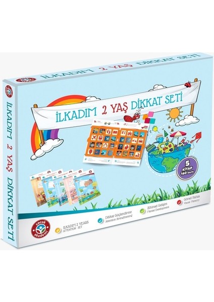 2 Yaş Dikkat ve Etkinlik Seti modelleri