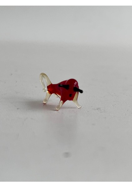 El Yapımı Mini Murano Cam Boğa Biblo A151-06