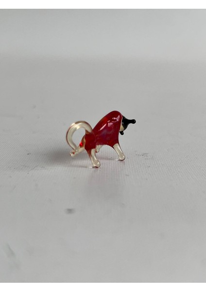 El Yapımı Mini Murano Cam Boğa Biblo A151-06