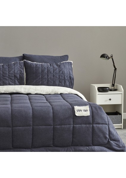 Star Cozy Çift Kişilik Cozyland Comfort Set Lacivert modelleri