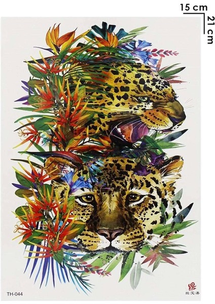 Geçici Leopar Dövme Tattoo