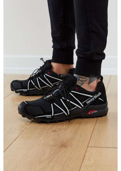Erkek Siyah Beyaz Trekkıng Ayakkabı TB160 fiyatları