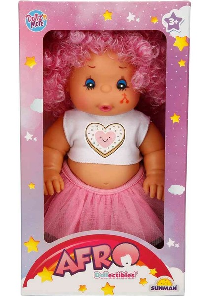Afro Bebek 23 cm 20040 - Pembe fırsatları