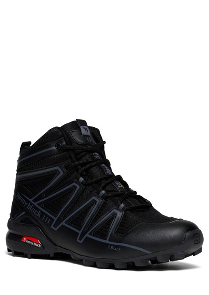 Unisex Siyah Rahat Kalıp Trekking Bot