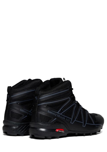 Unisex Siyah Rahat Kalıp Trekking Bot