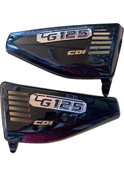 Motosiklet Cg 125 Siyah Yan Kapak Takımı /grenaj
