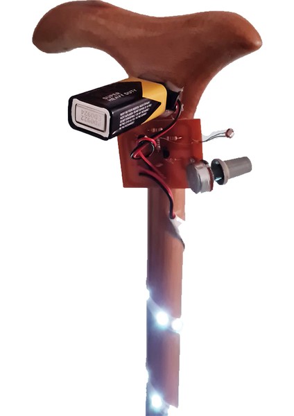 LED Işıklı Projesi Gece-Gündüz Sensörlü Baston fiyatları