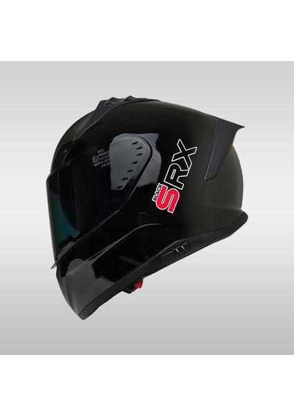 M-801 Motosiklet Kaskı Srx Black