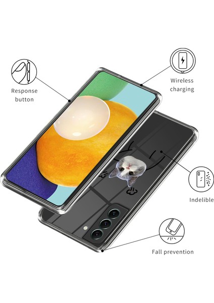 Samsung Galaxy S24+ Tpu Case Anti-Çizelge Desen Baskı Telefon Kapağı (Yurt Dışından)